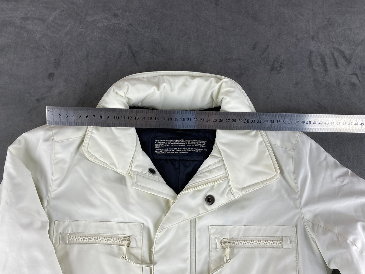 Giacca field jacket Aspesi bianca imbottita – Donna Taglia S