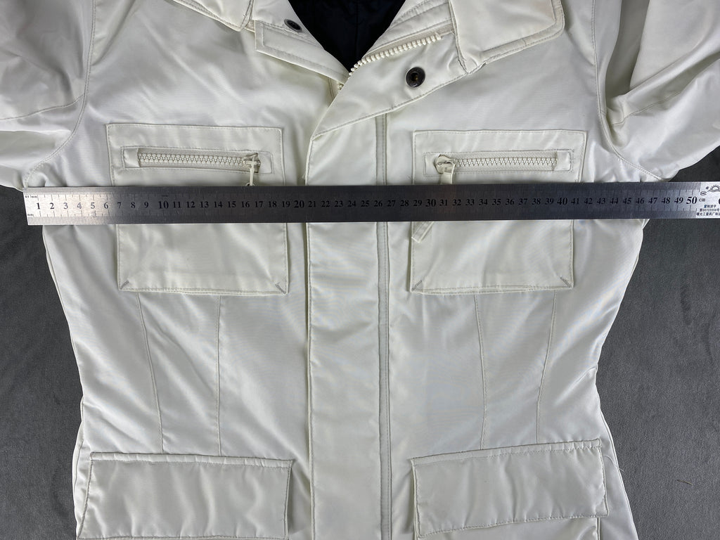 Giacca field jacket Aspesi bianca imbottita – Donna Taglia S