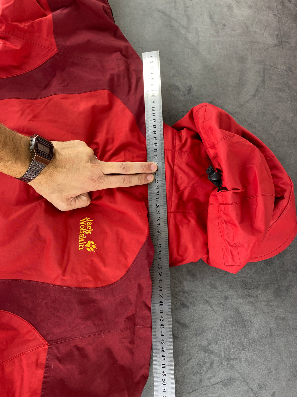 Giacca 3 in 1 Jack Wolfskin rossa – Donna Taglia S