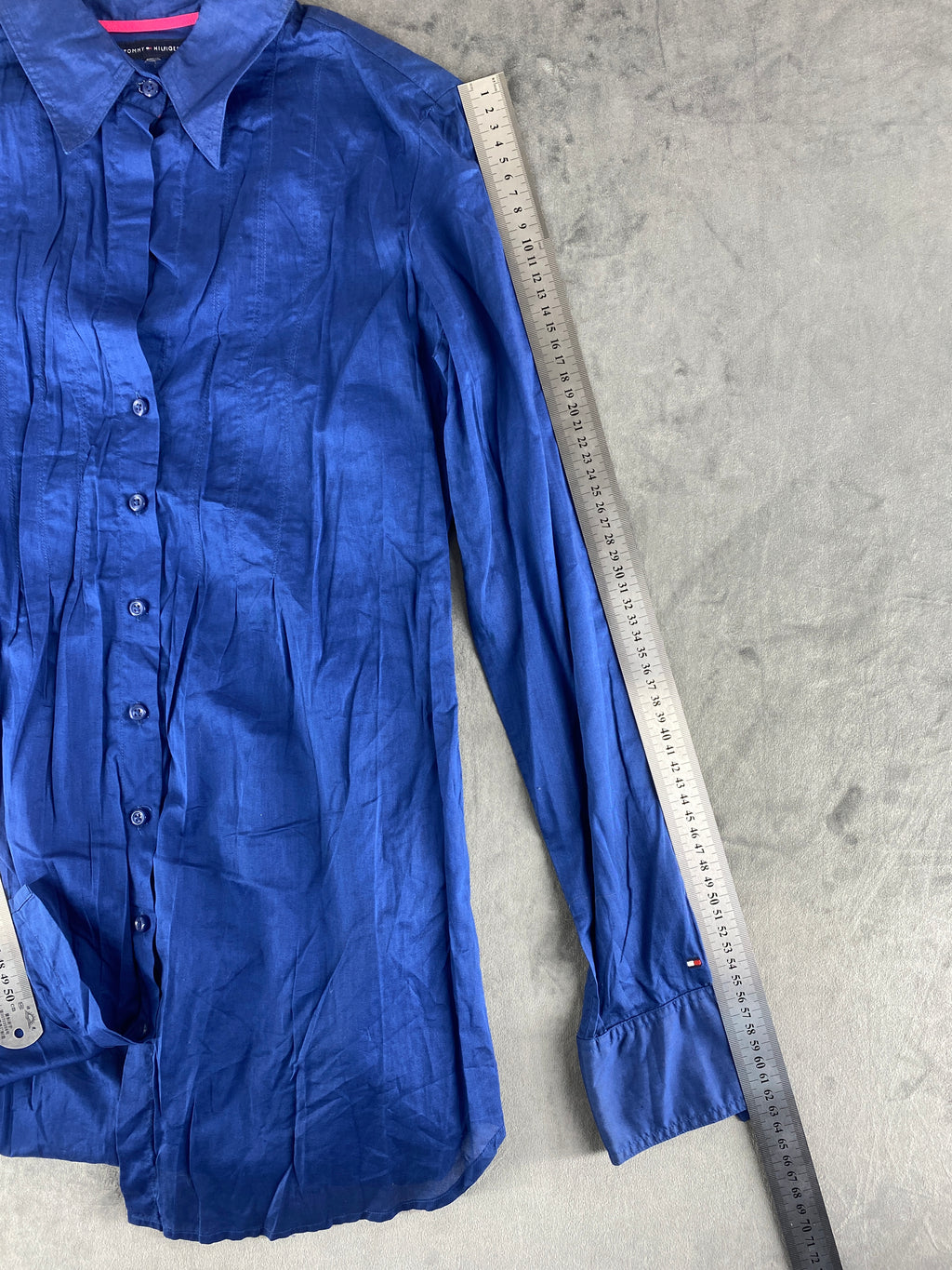 Camicia Tommy Hilfiger blu royal – Donna Taglia S