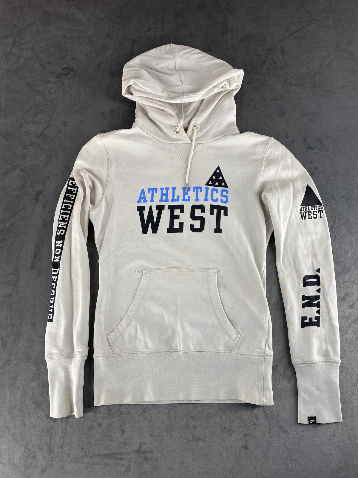 Felpa con cappuccio END. Athletics West bianca – Donna Taglia S