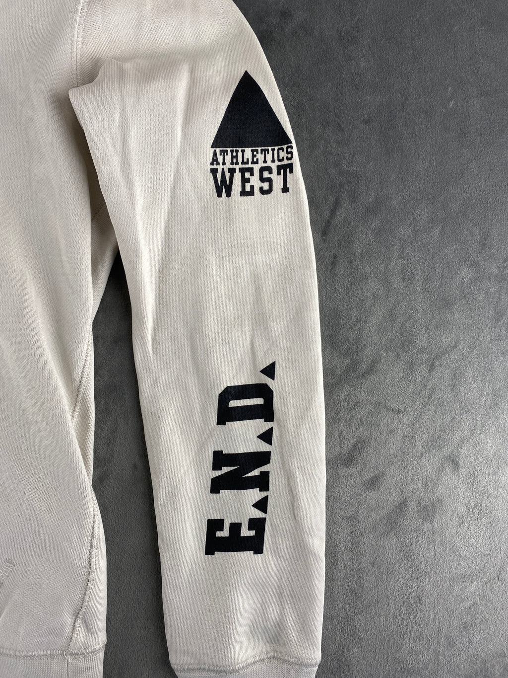 Felpa con cappuccio END. Athletics West bianca – Donna Taglia S