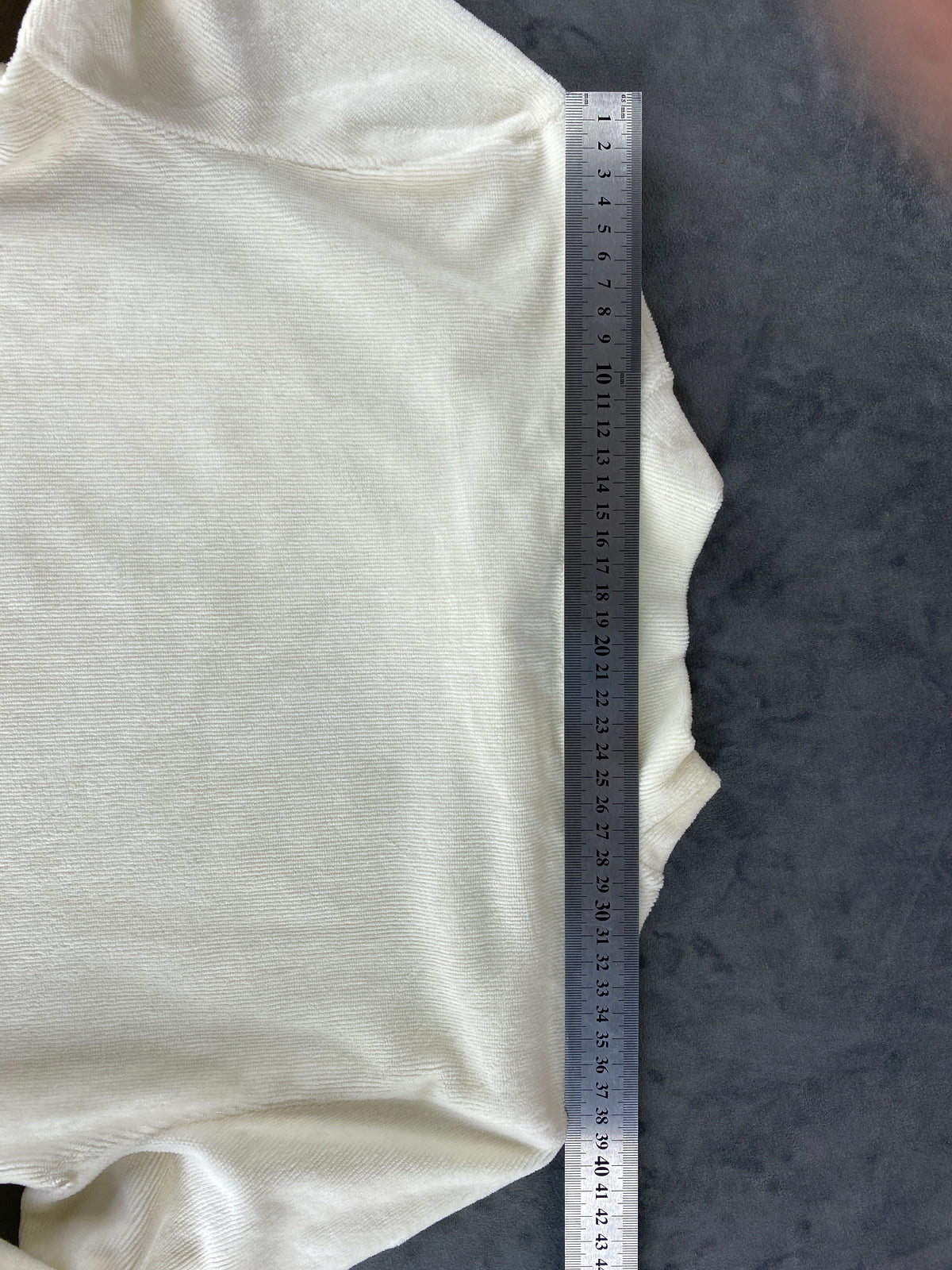 Dolcevita in velluto Calvin Klein Jeans crema – Donna Taglia S