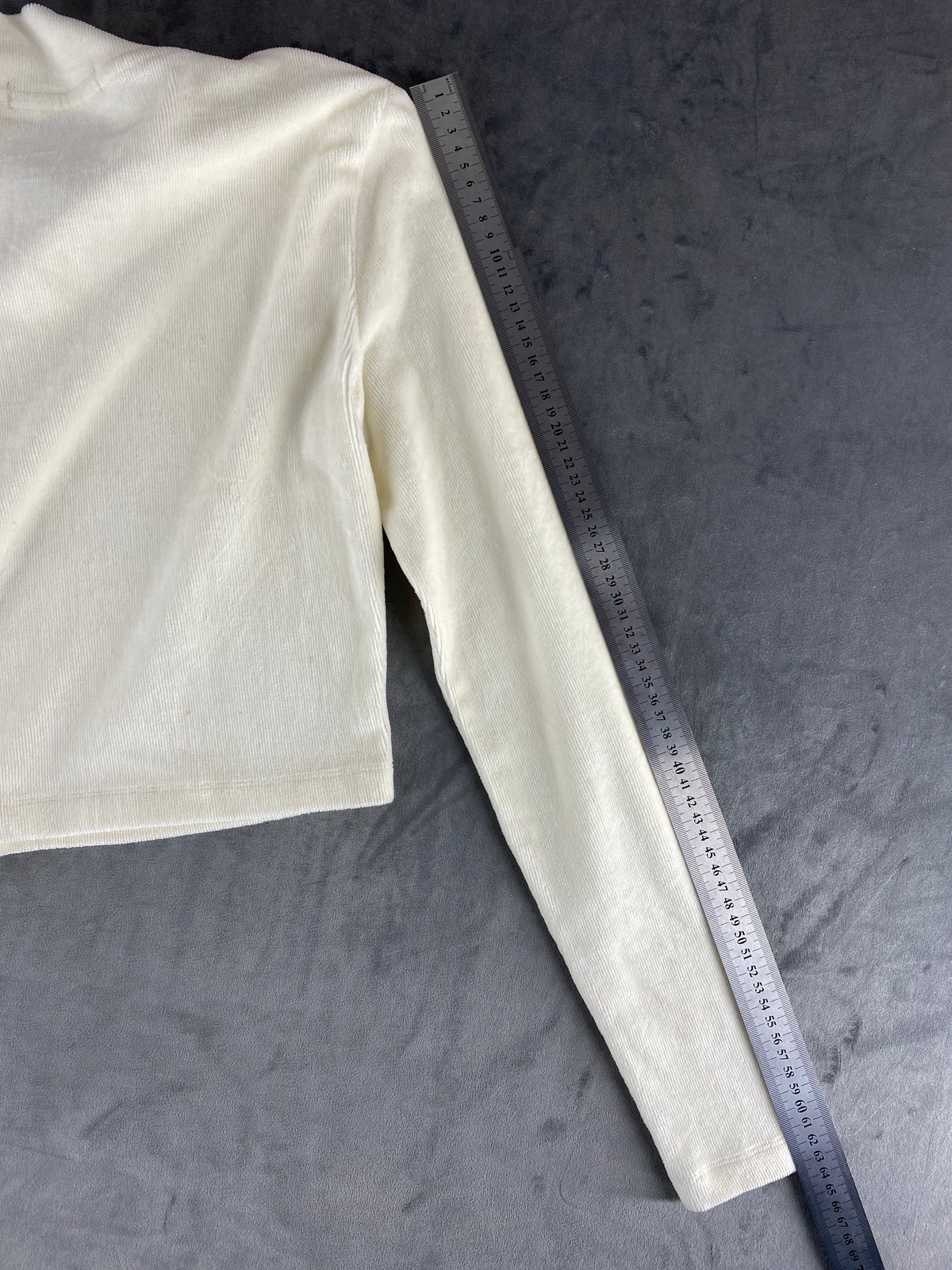 Dolcevita in velluto Calvin Klein Jeans crema – Donna Taglia S