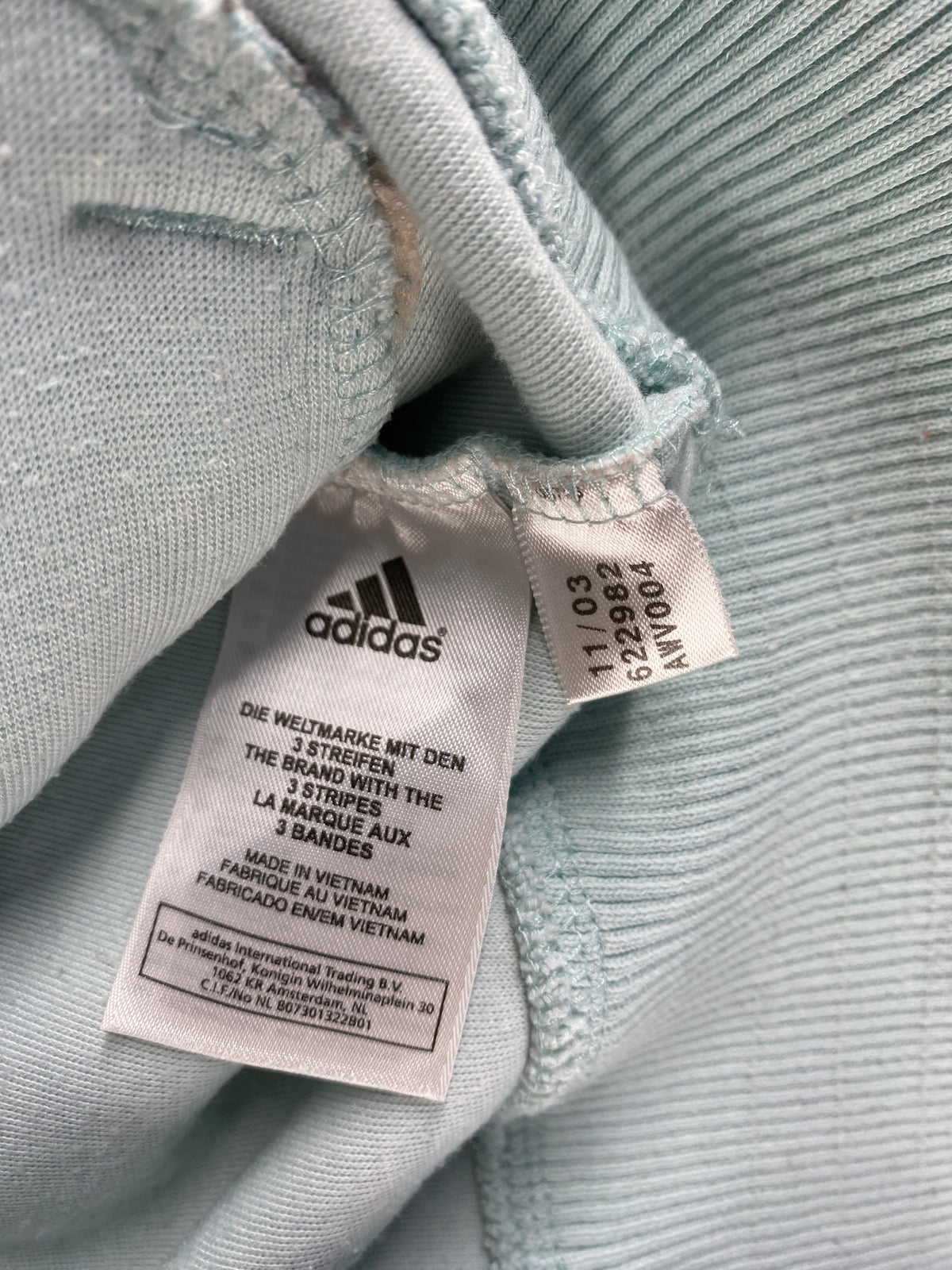 Track jacket Adidas bianca e rossa – Donna Taglia L