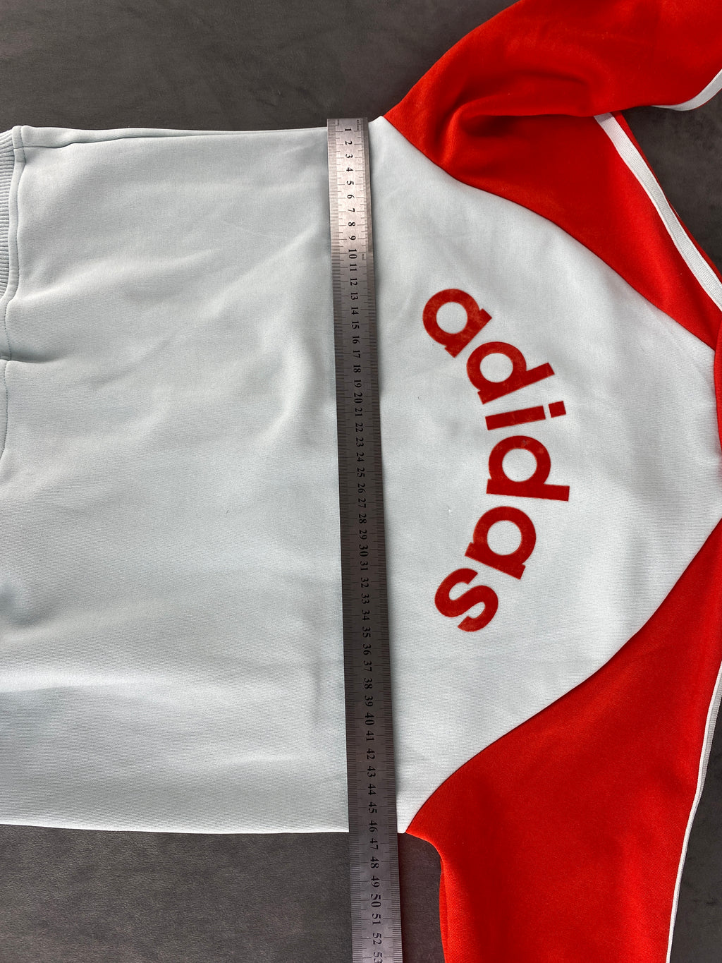 Track jacket Adidas bianca e rossa – Donna Taglia L