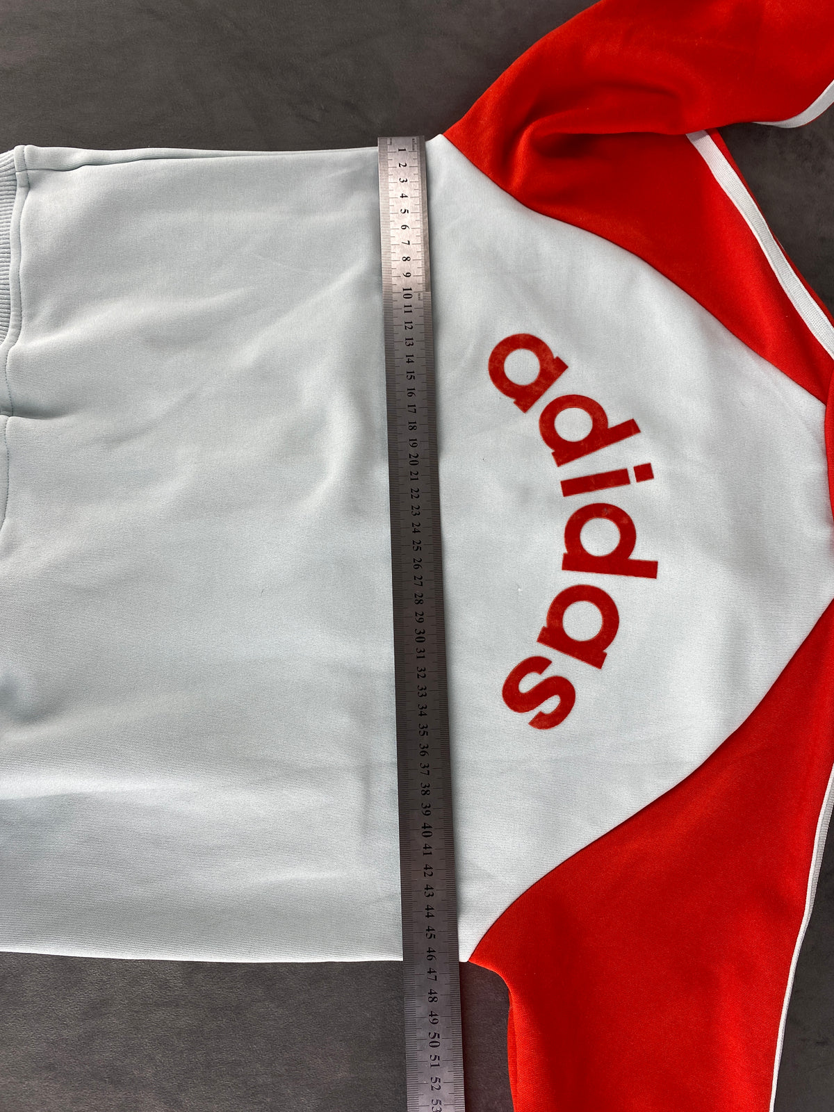 Track jacket Adidas bianca e rossa – Donna Taglia L