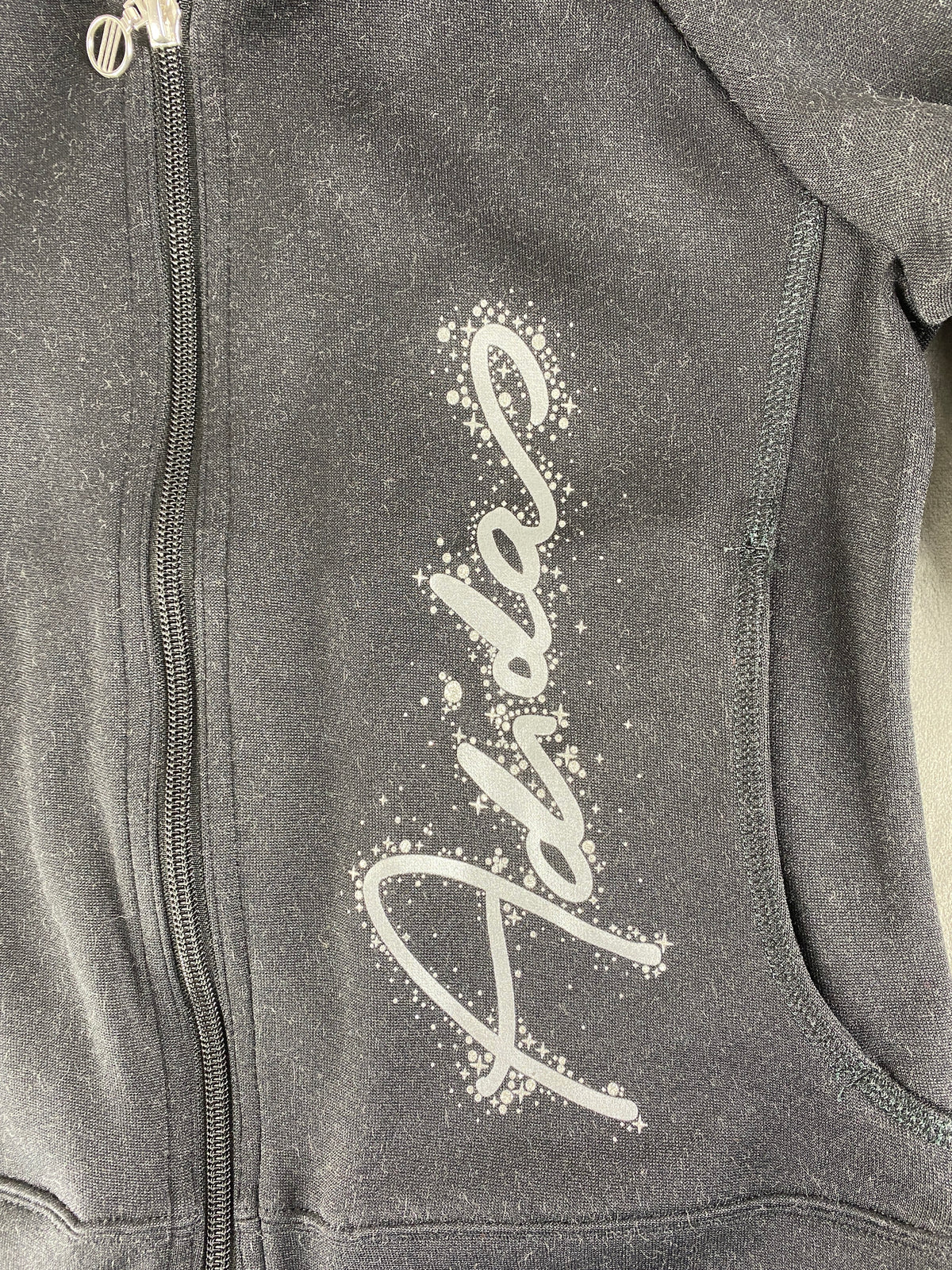 Track jacket Adidas grigio slavato – Donna Taglia S