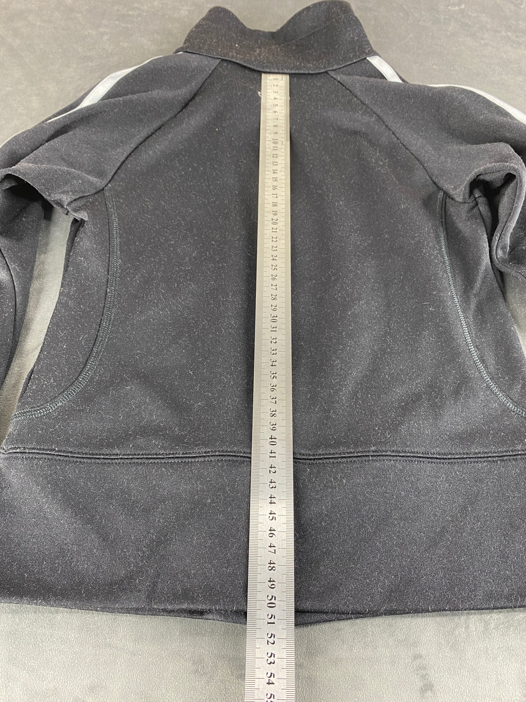 Track jacket Adidas grigio slavato – Donna Taglia S
