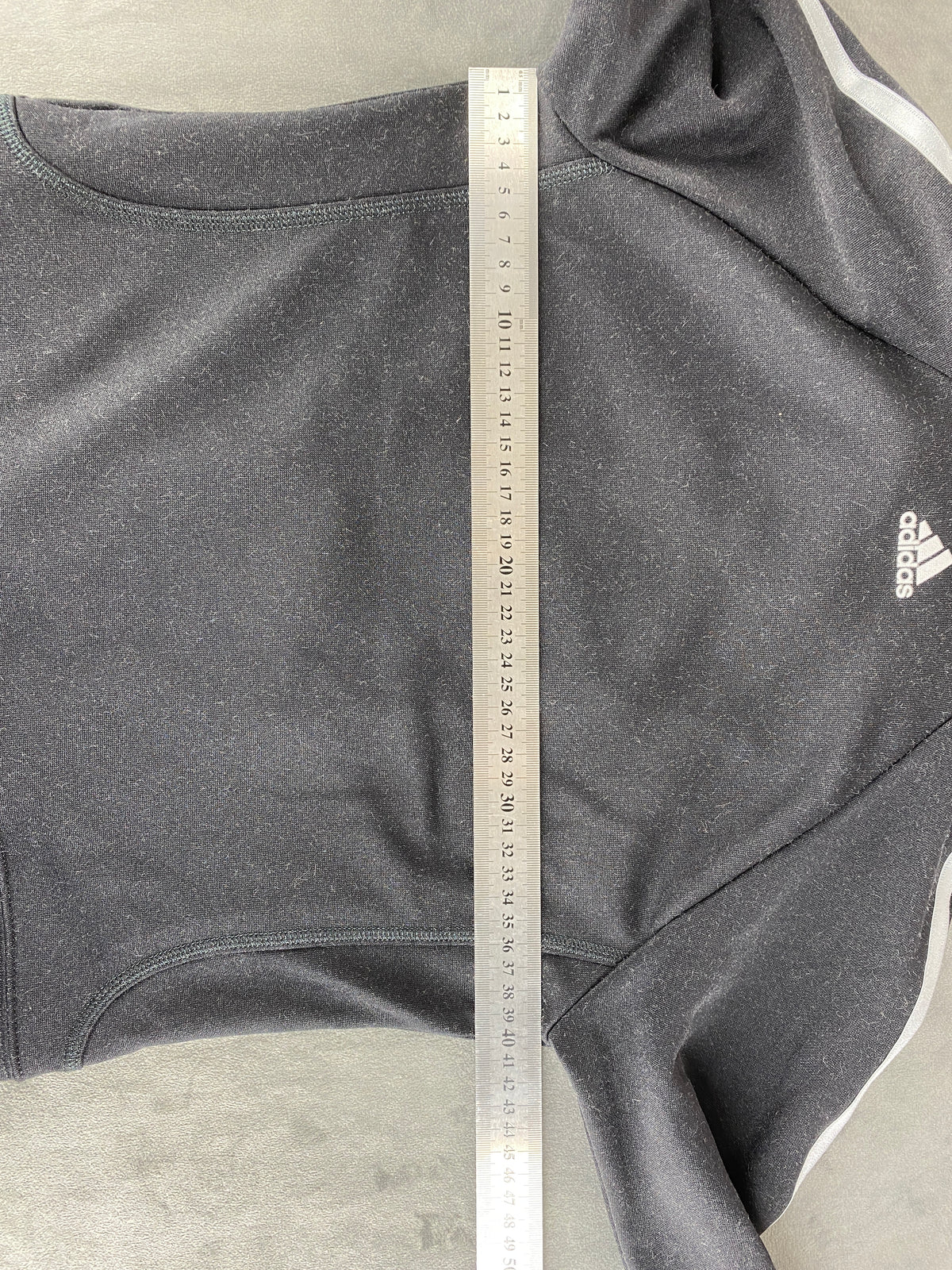 Track jacket Adidas grigio slavato – Donna Taglia S