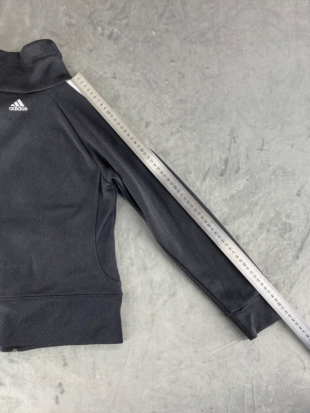 Track jacket Adidas grigio slavato – Donna Taglia S