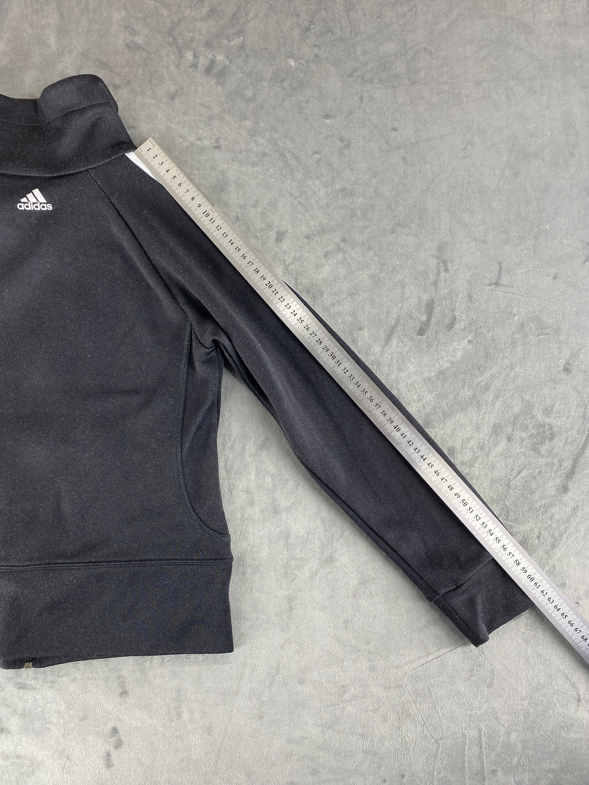 Track jacket Adidas grigio slavato – Donna Taglia S