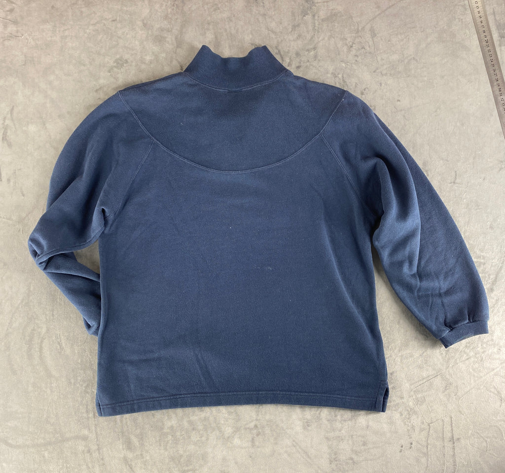 Felpa mezza zip Champion blu navy – Donna Taglia M
