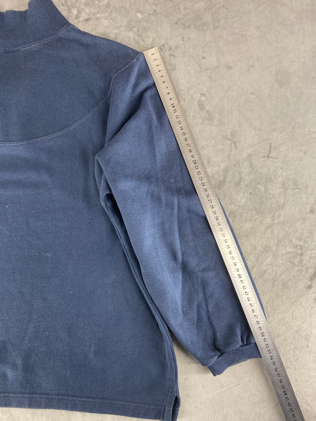 Felpa mezza zip Champion blu navy – Donna Taglia M