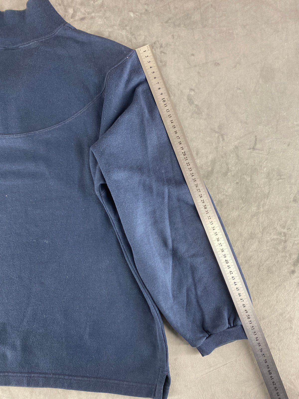Felpa mezza zip Champion blu navy – Donna Taglia M