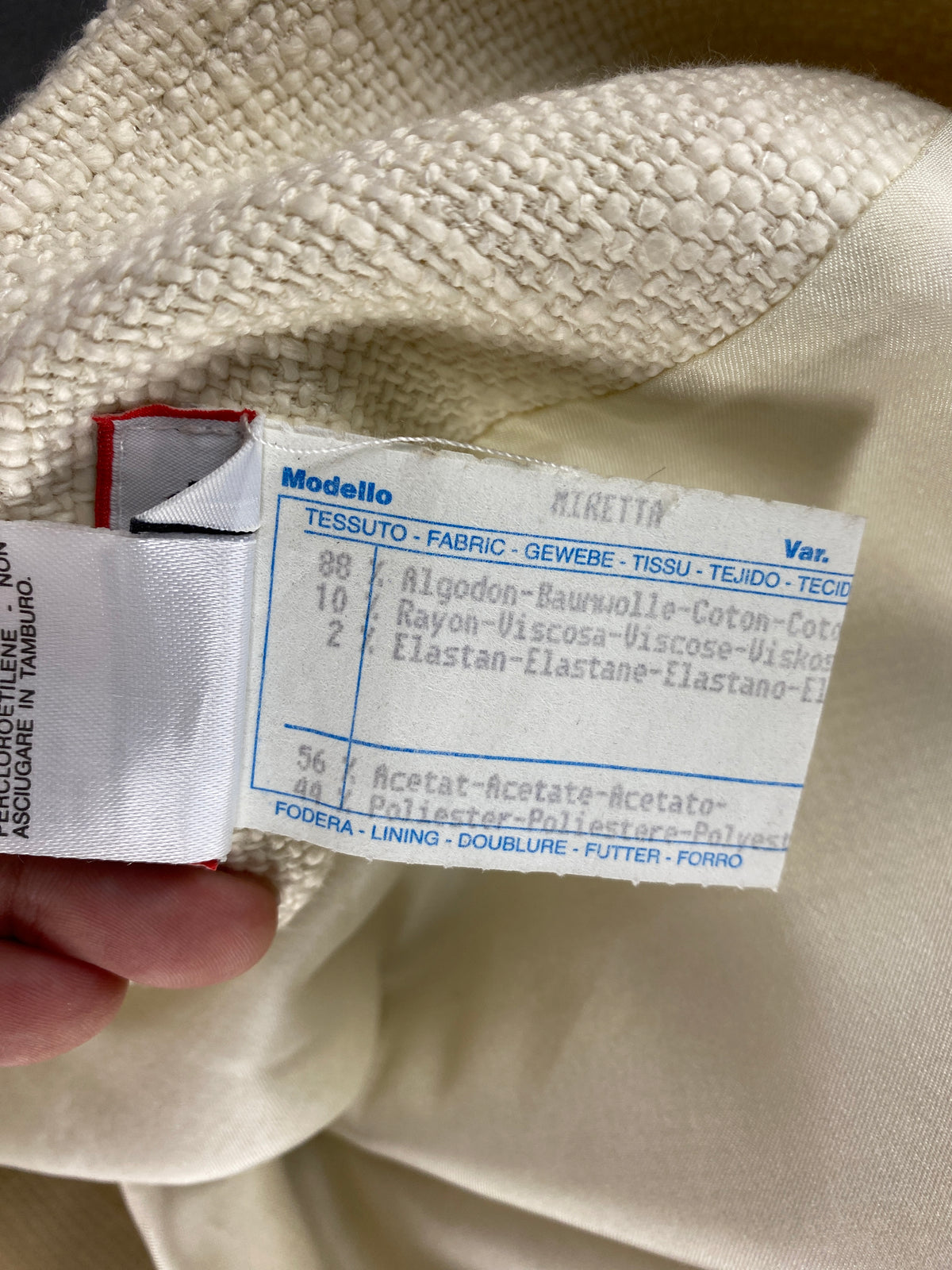 Gonna Max&Co. panna in bouclé con frange – Donna Taglia S (IT 40)