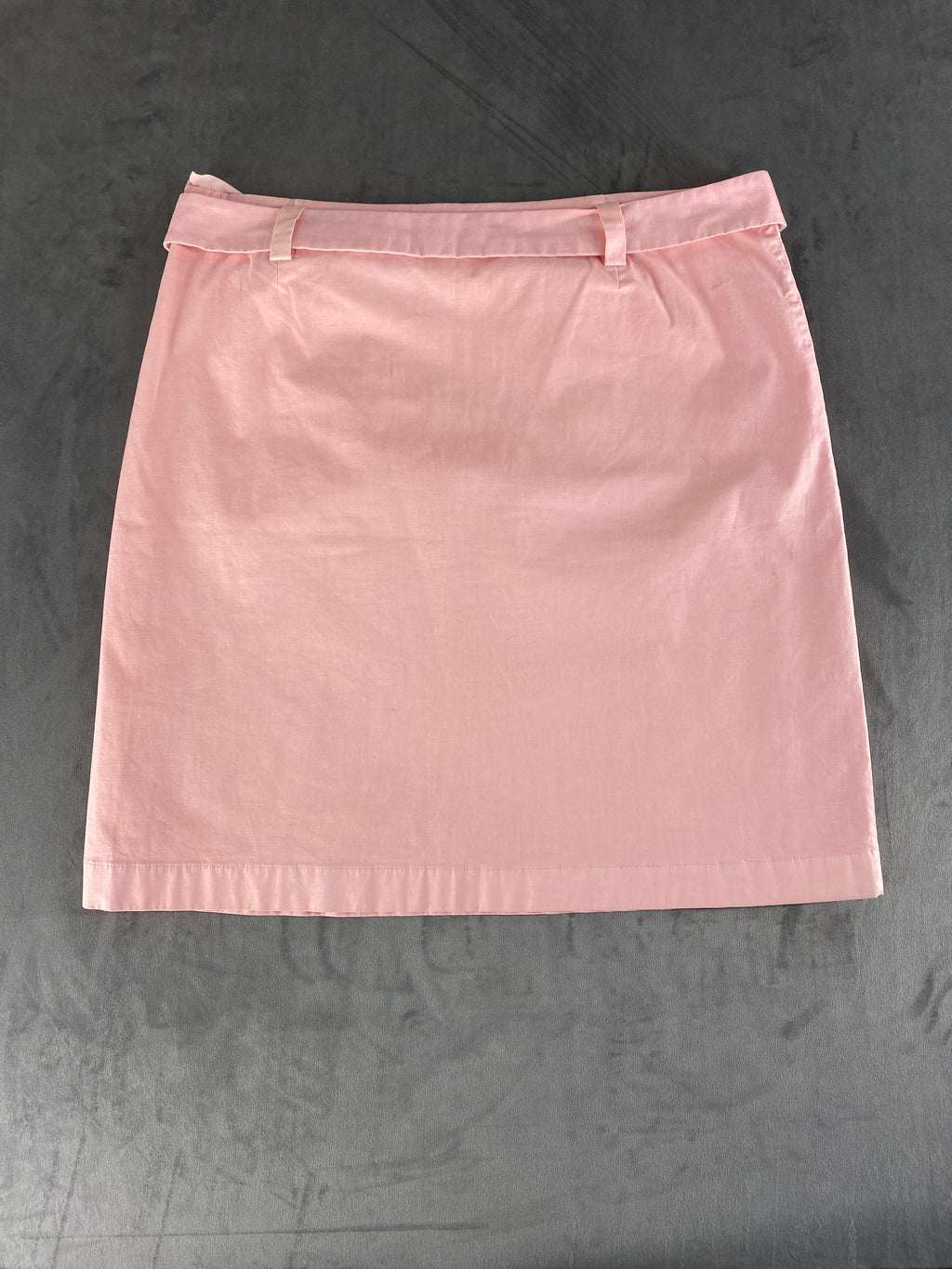 Gonna Hugo Boss rosa con cintura – Donna Taglia M