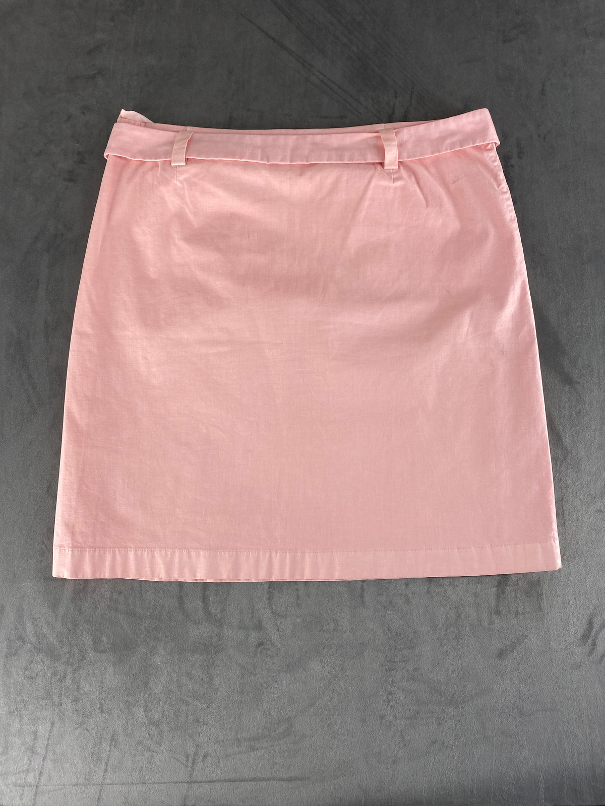 Gonna Hugo Boss rosa con cintura – Donna Taglia M