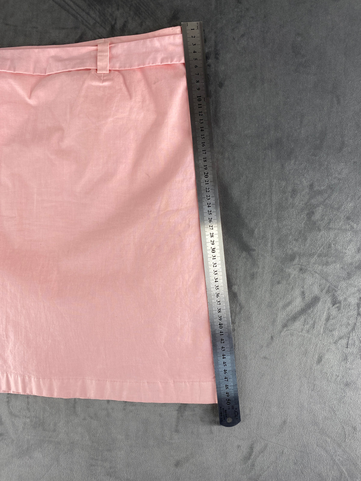 Gonna Hugo Boss rosa con cintura – Donna Taglia M