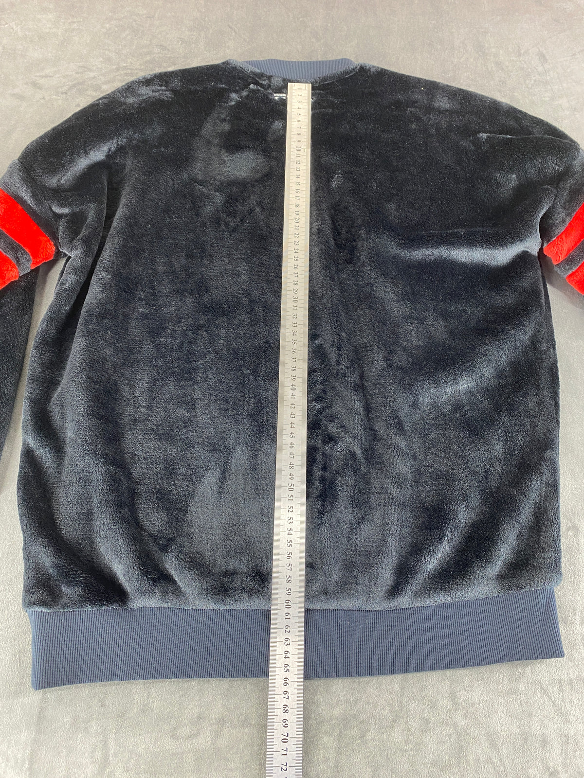 Felpa in velluto Fila blu navy – Donna Taglia S