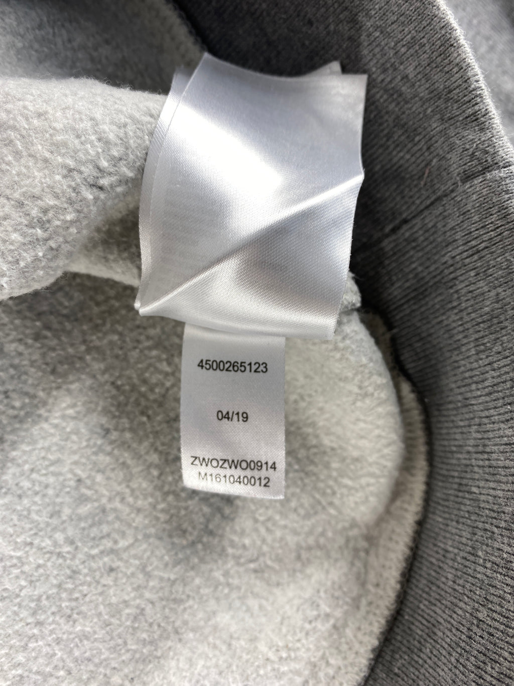 Felpa Calvin Klein Jeans grigia con logo – Donna Taglia S