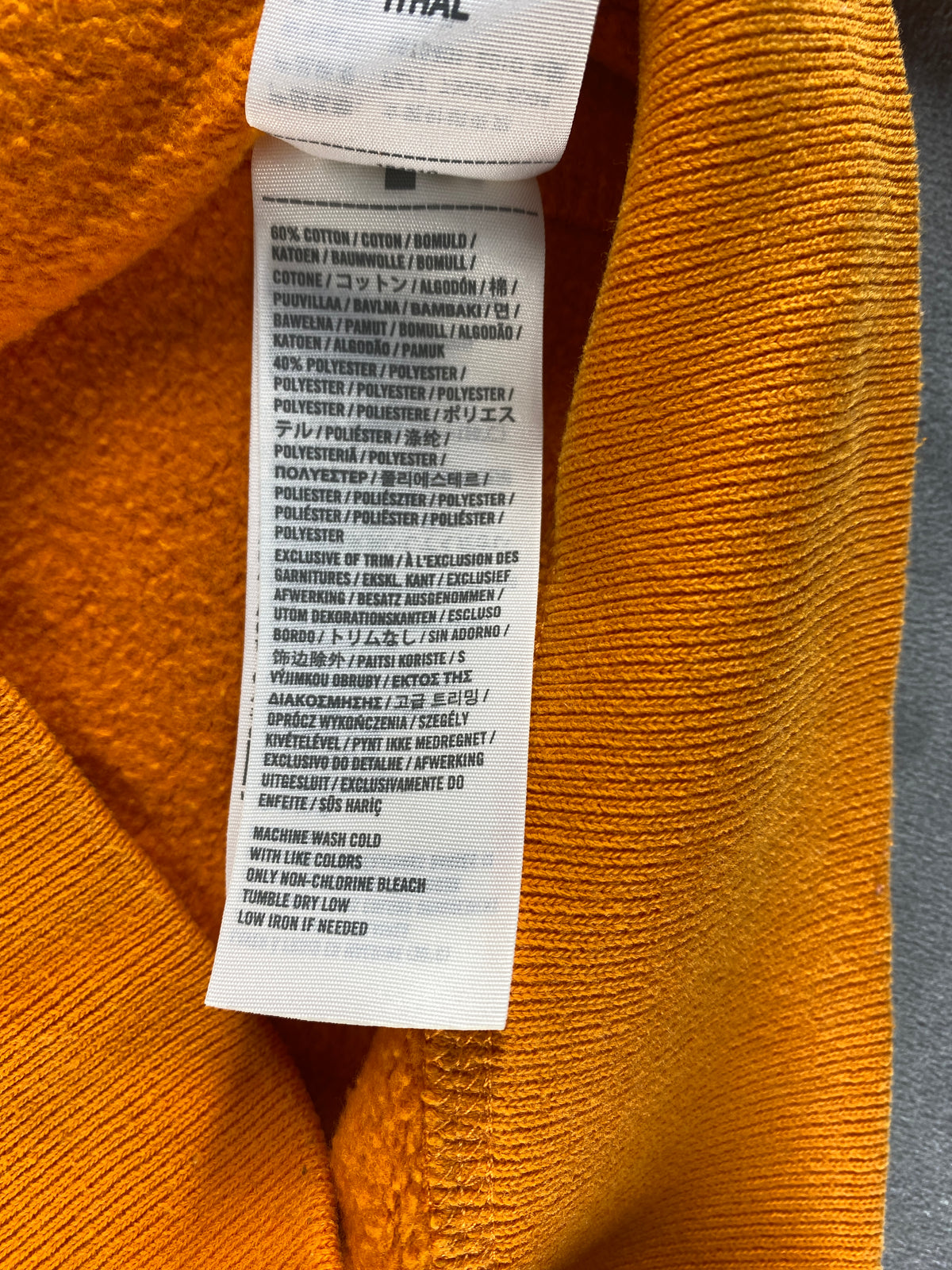 Felpa con cappuccio full-zip Abercrombie & Fitch arancione – Donna Taglia S