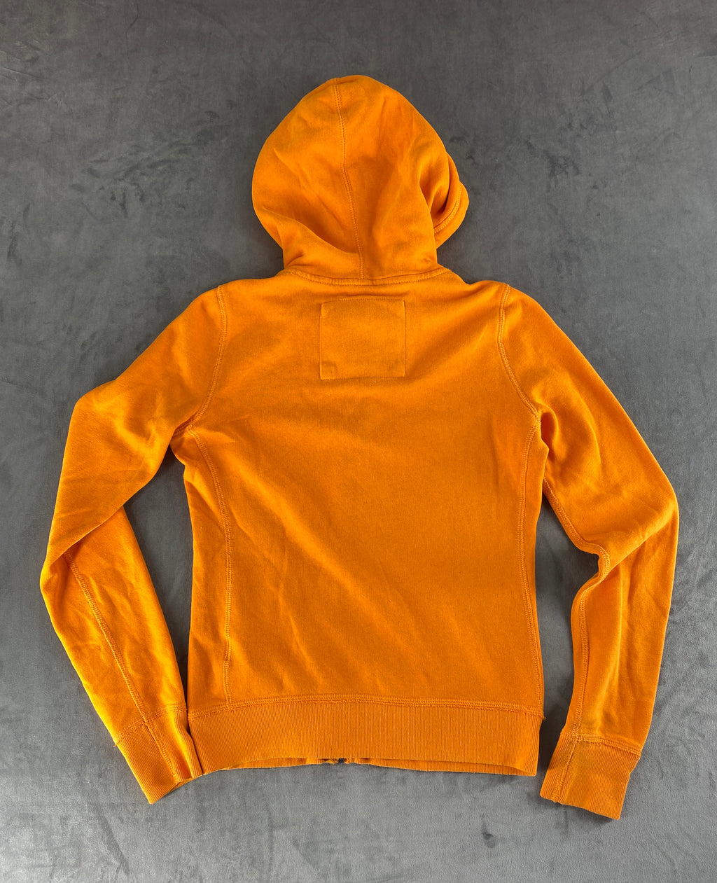 Felpa con cappuccio full-zip Abercrombie & Fitch arancione – Donna Taglia S