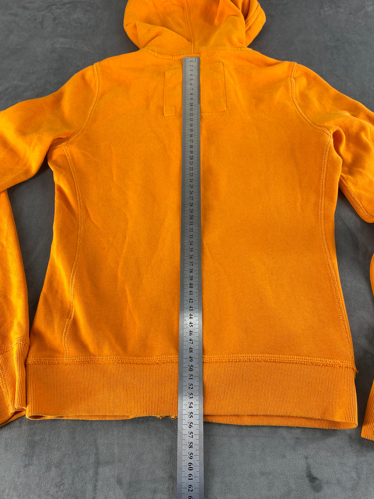 Felpa con cappuccio full-zip Abercrombie & Fitch arancione – Donna Taglia S