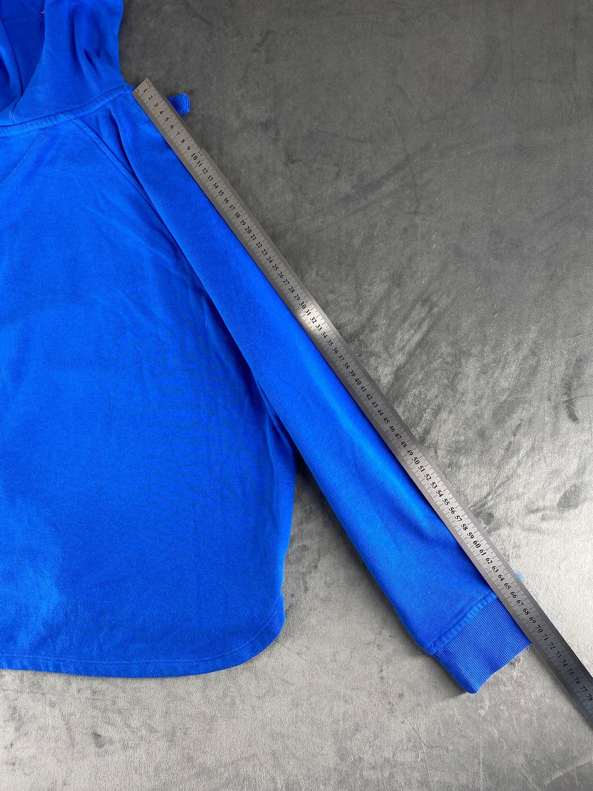 Felpa con cappuccio Tommy Hilfiger blu royal – Donna Taglia L