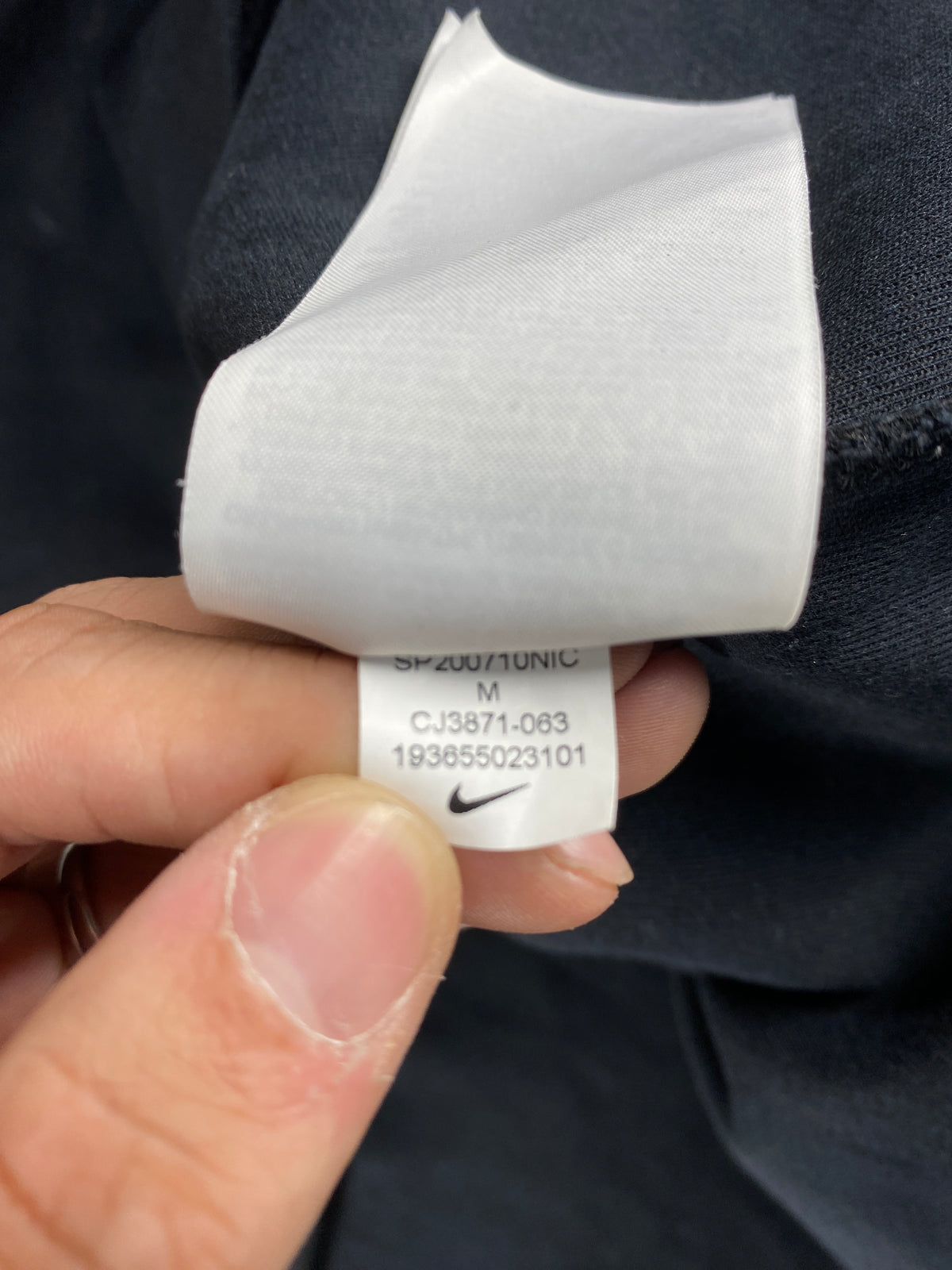 Felpa con cappuccio Nike Tech grigia e blu – Donna Taglia M