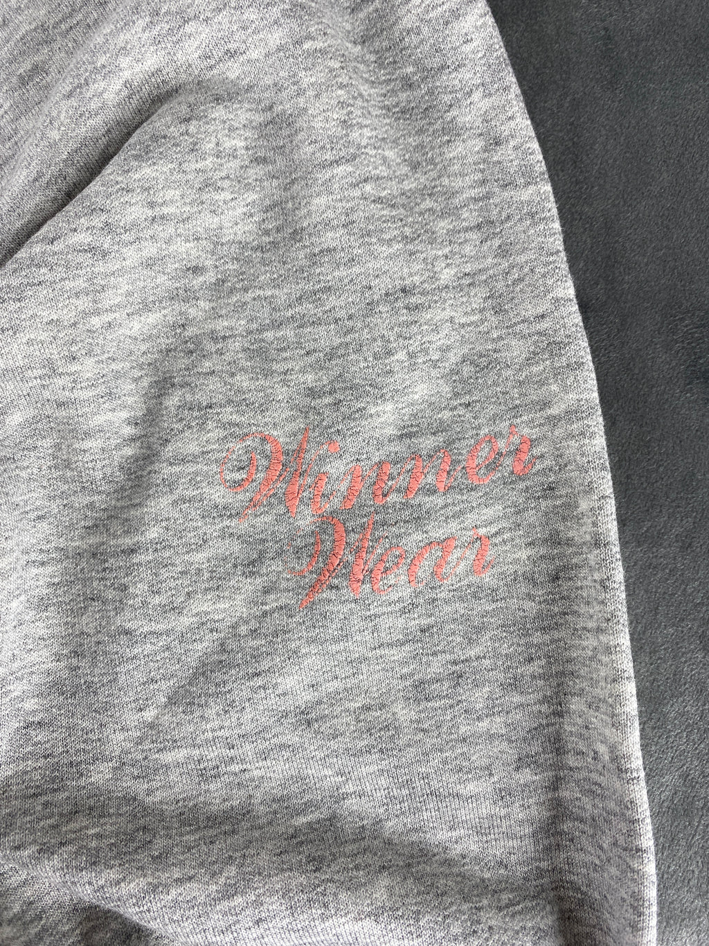 Felpa con cappuccio Nike grigia grafica USA – Donna Taglia L