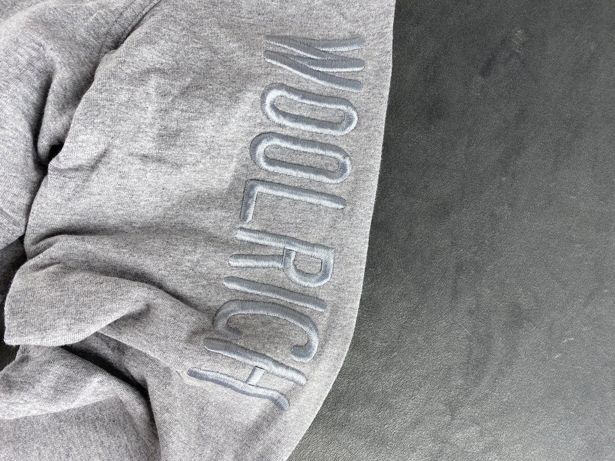Felpa full-zip Woolrich grigia collo alto – Donna Taglia M