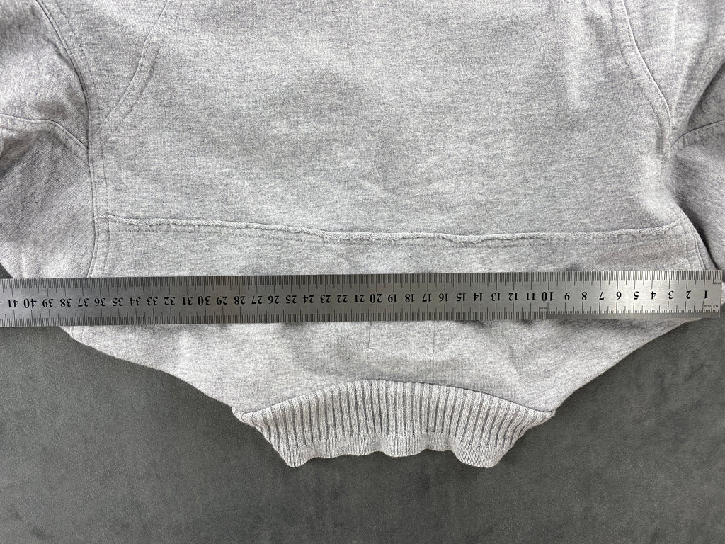 Felpa full-zip Woolrich grigia collo alto – Donna Taglia M
