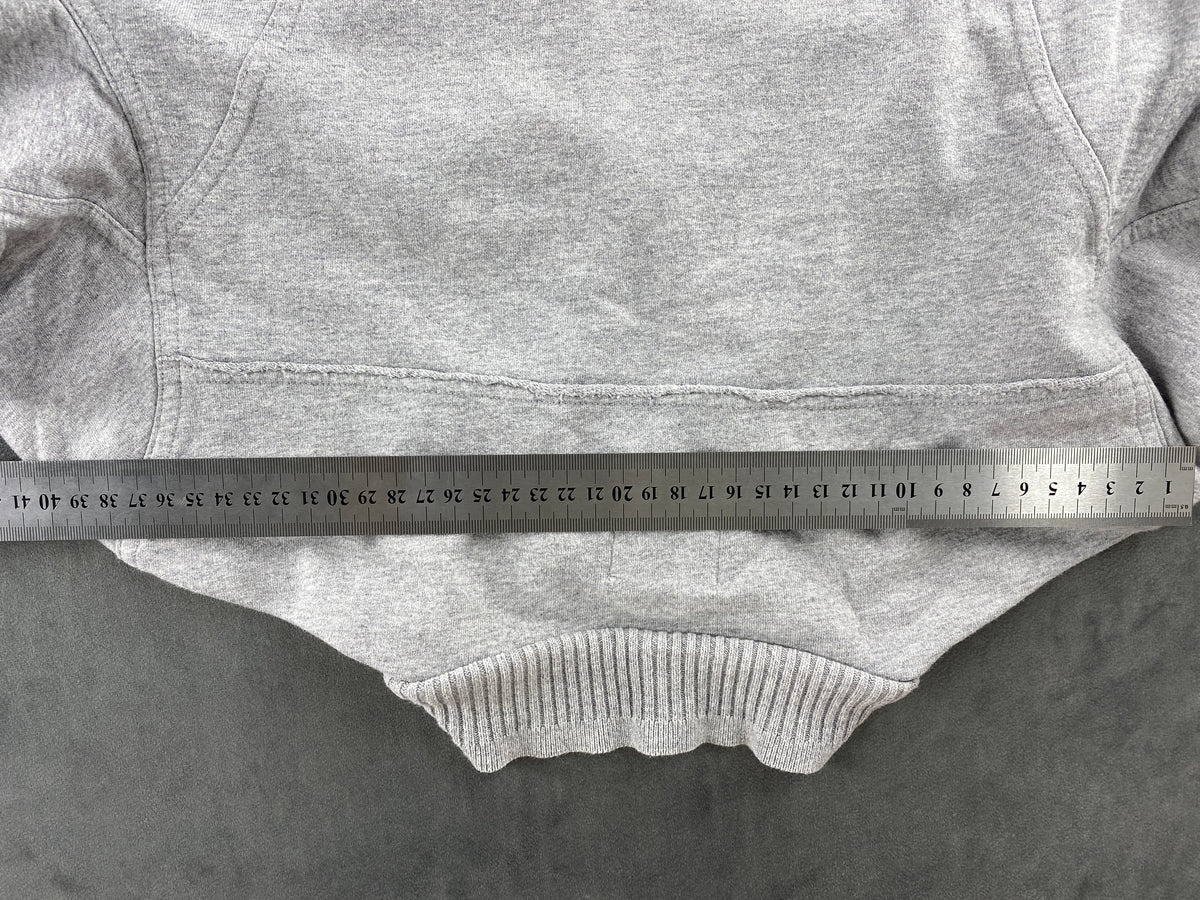Felpa full-zip Woolrich grigia collo alto – Donna Taglia M