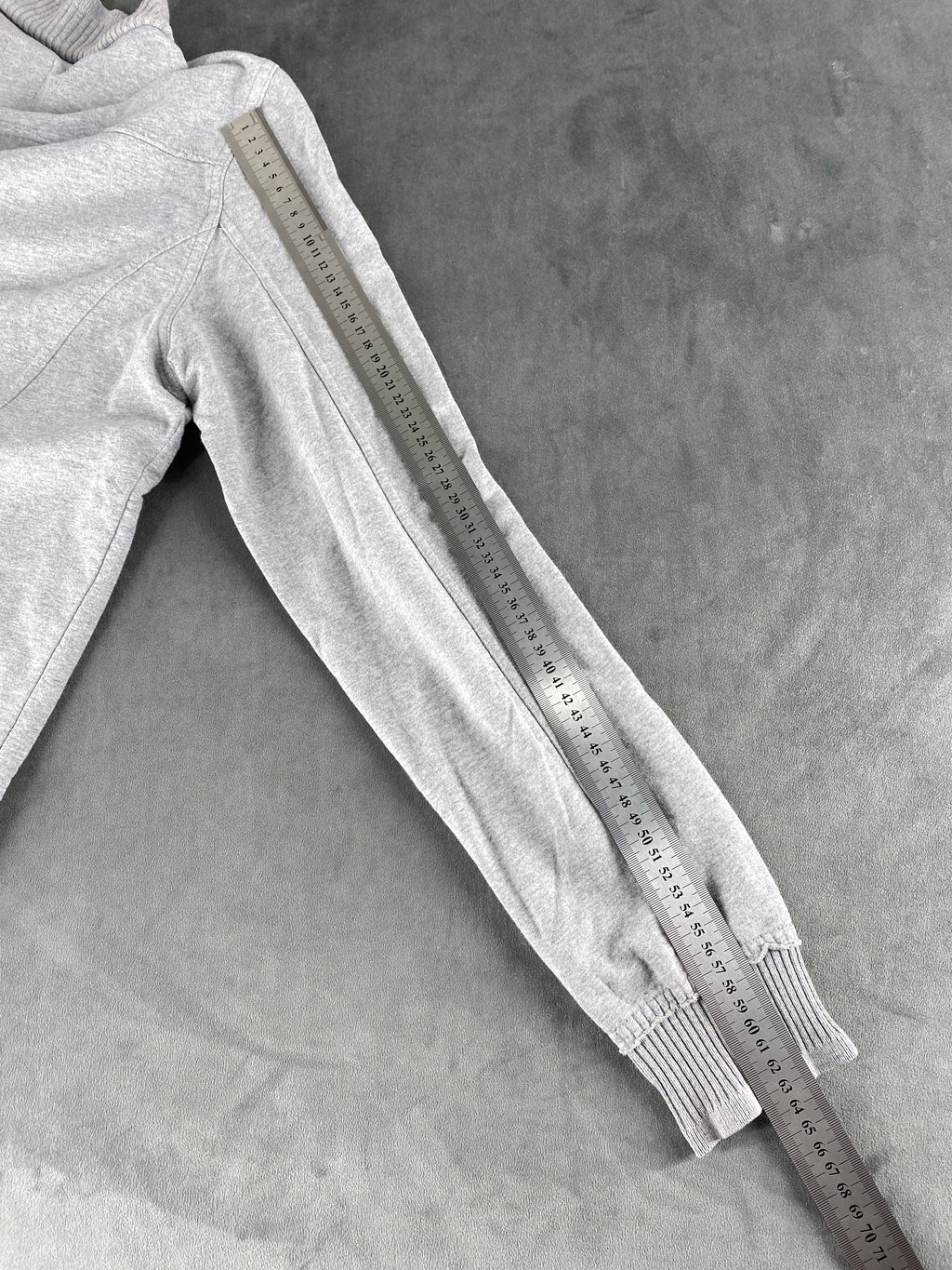 Felpa full-zip Woolrich grigia collo alto – Donna Taglia M