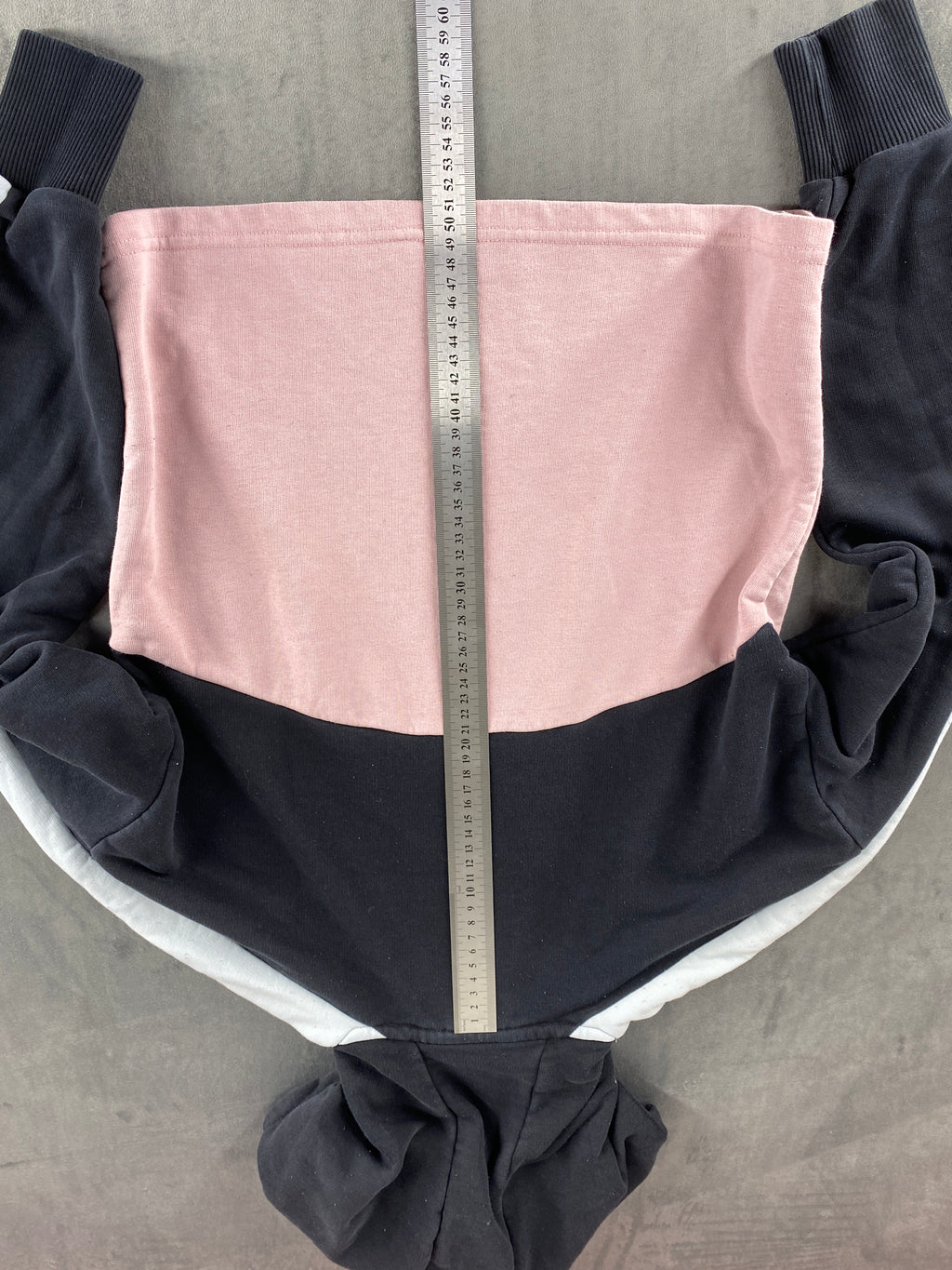 Felpa con cappuccio Fila navy e rosa – Donna Taglia S