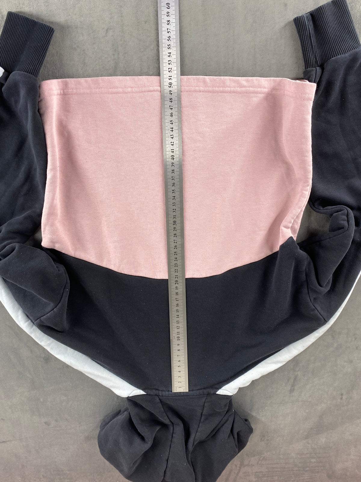 Felpa con cappuccio Fila navy e rosa – Donna Taglia S