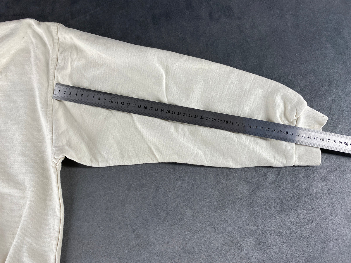 Felpa girocollo Dickies bianca con logo – Donna Taglia M