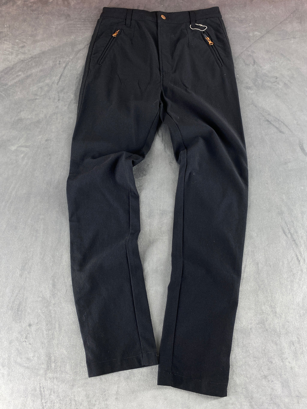 Pantaloni Diesel blu navy con zip – Donna Taglia M (W29)