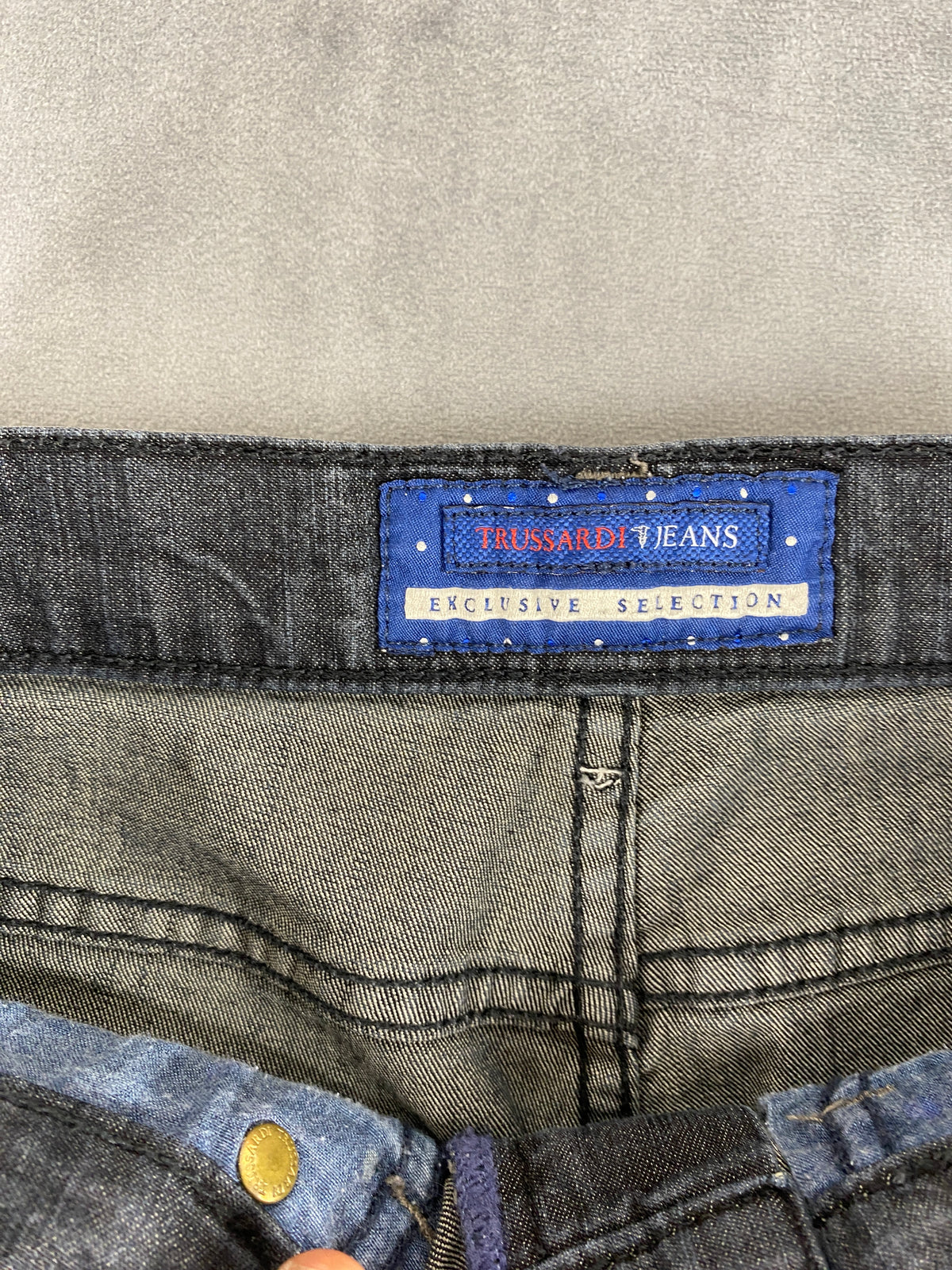 Jeans Trussardi grigio scuro – Donna Taglia M