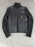 Giacca Refrigiwear nera in nylon e maglia – Donna Taglia XL (IT 46)