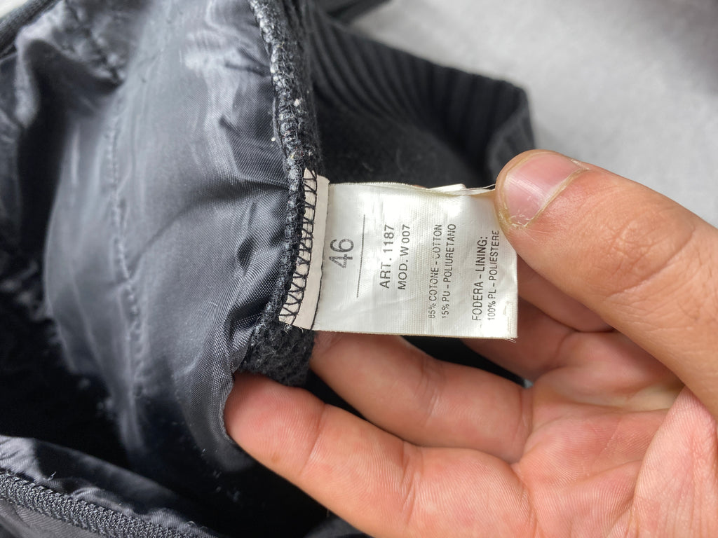 Giacca Refrigiwear nera in nylon e maglia – Donna Taglia XL (IT 46)