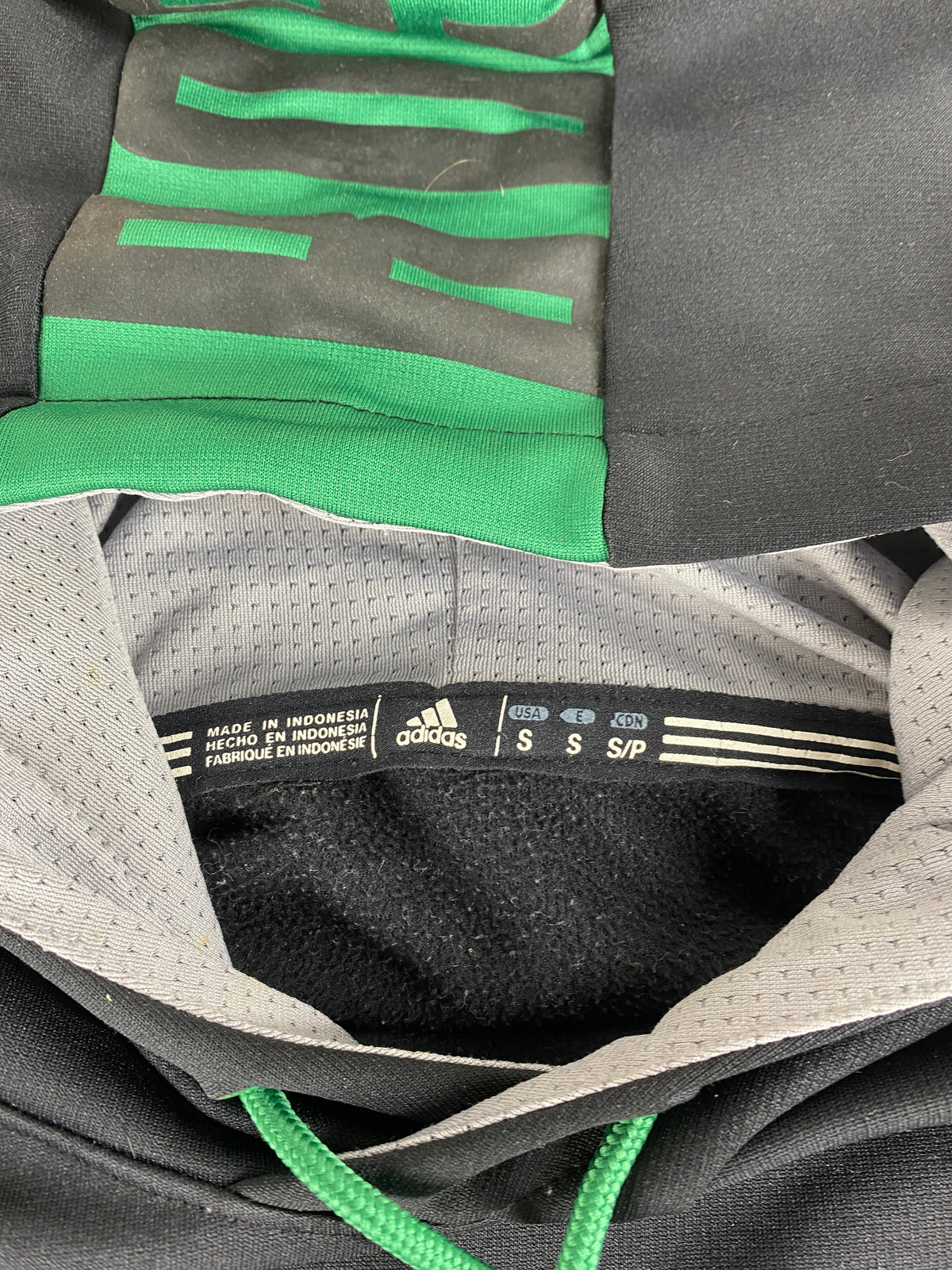 Felpa con cappuccio Adidas NBA Boston Celtics nera vintage – Uomo Taglia M