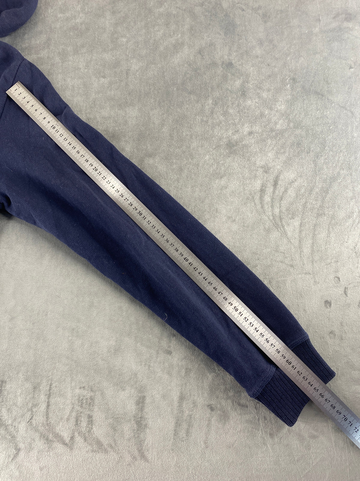 Felpa con cappuccio full-zip Ferrari blu navy vintage – Uomo Taglia L