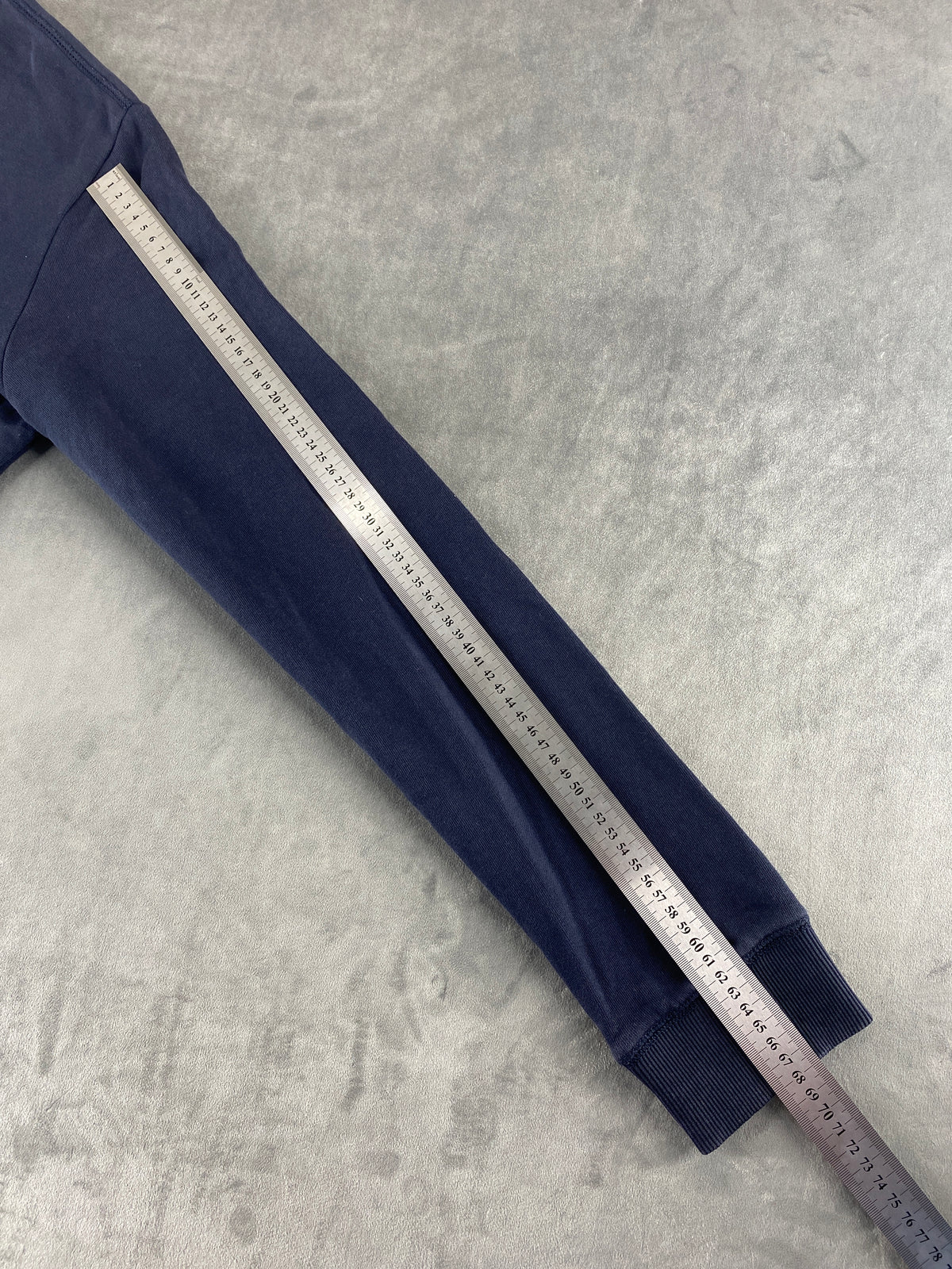 Felpa girocollo Napapijri blu navy con bandiera vintage – Uomo Taglia XL