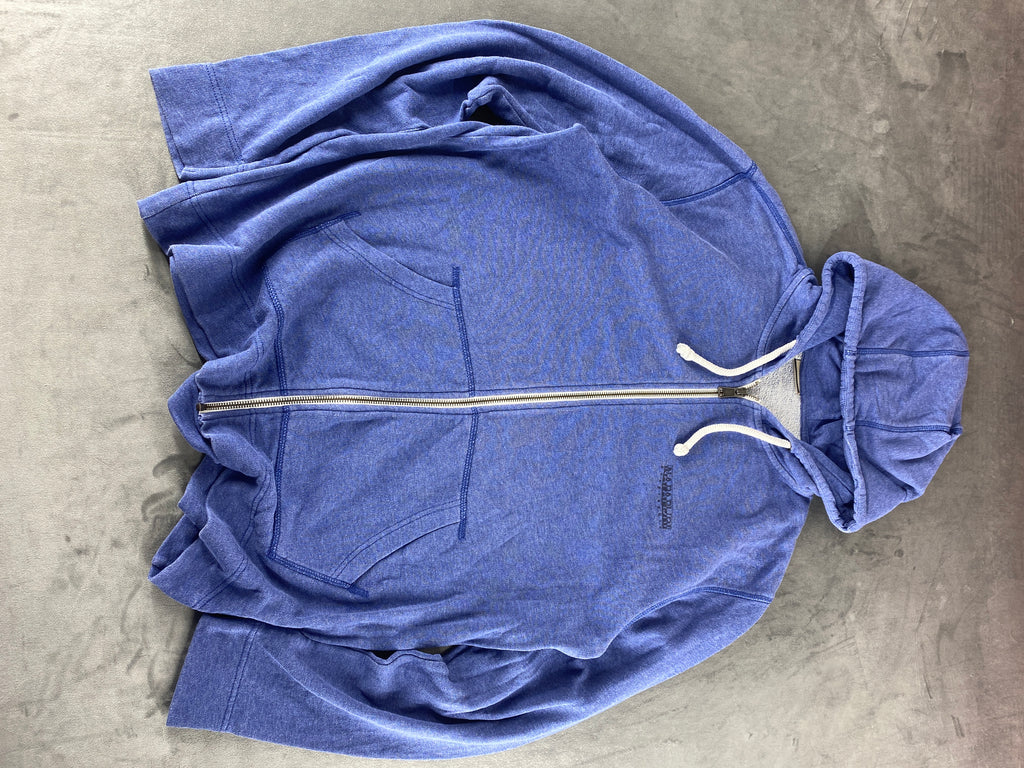 Felpa con cappuccio full-zip Napapijri blu vintage – Uomo Taglia L
