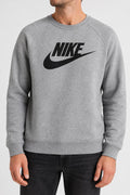 Felpa girocollo Nike grigia logo vintage – Uomo Taglia M