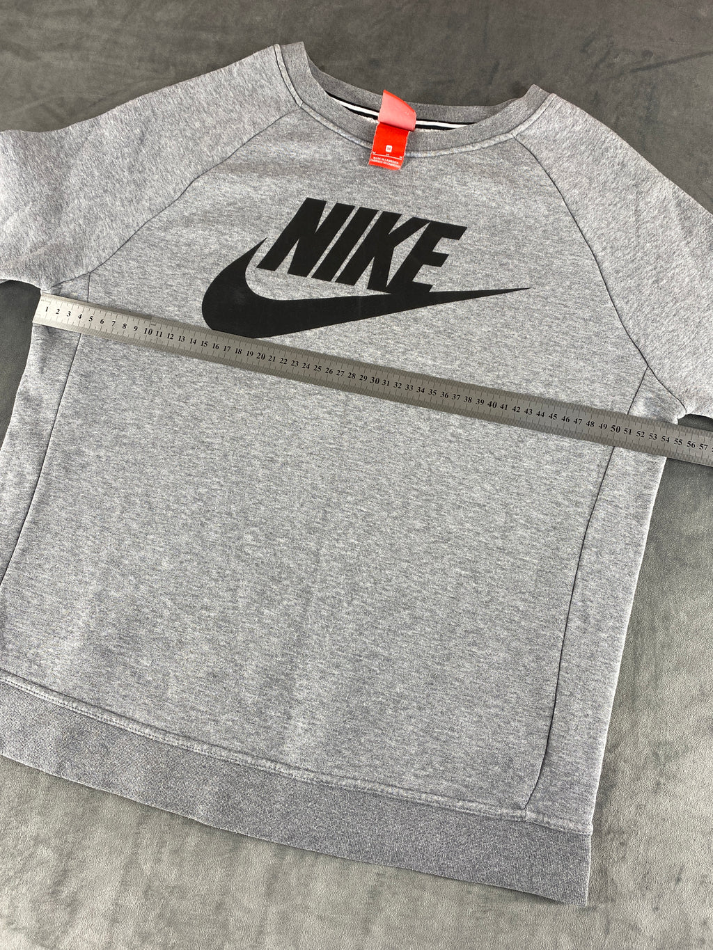 Felpa girocollo Nike grigia logo vintage – Uomo Taglia M