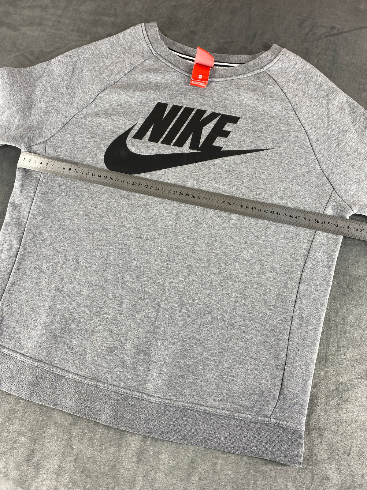 Felpa girocollo Nike grigia logo vintage – Uomo Taglia M