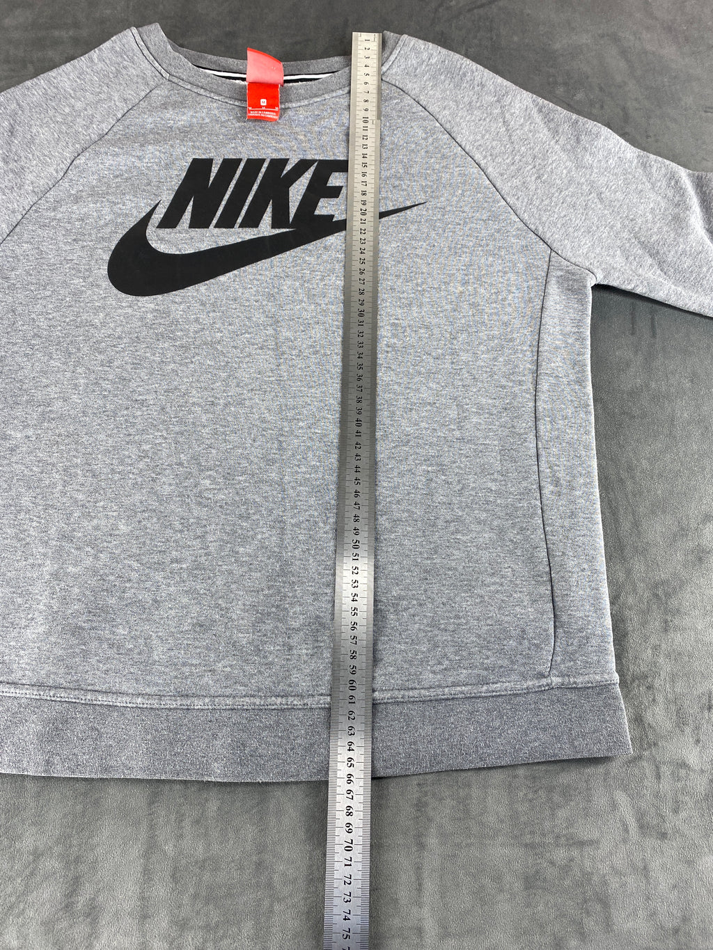 Felpa girocollo Nike grigia logo vintage – Uomo Taglia M
